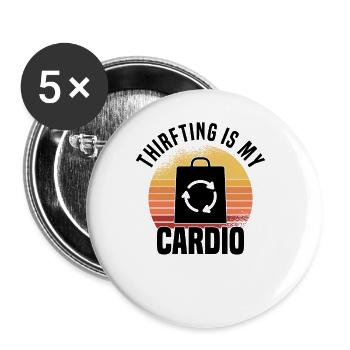 Magasin d’occasion Eco Hipster d’occasion - Lot de 5 grands badges (56 mm) - blanc - Devant