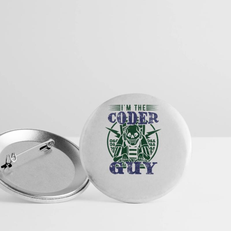 I'm The Coder Guy Buttons large 2.2''/56 mm (5-pack)