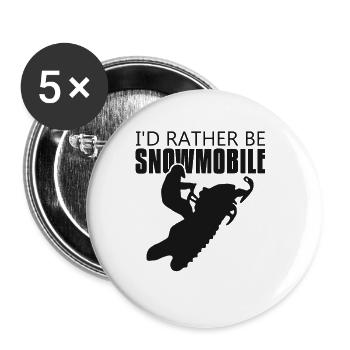 I would rather - Buttons large 2.2''/56 mm (5-pack) - white - Front