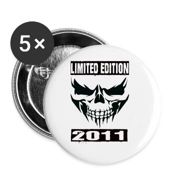 Édition Limitée 2011 - Lot de 5 grands badges (56 mm) - blanc - Devant
