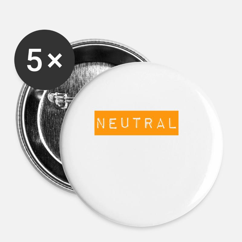 So what - Buttons large 2.2''/56 mm (5-pack) - white