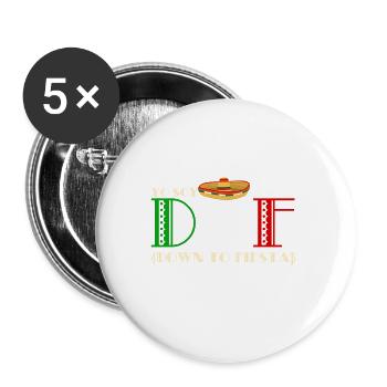 Cinco De Mayo - Buttons large 2.2''/56 mm (5-pack) - white - Front