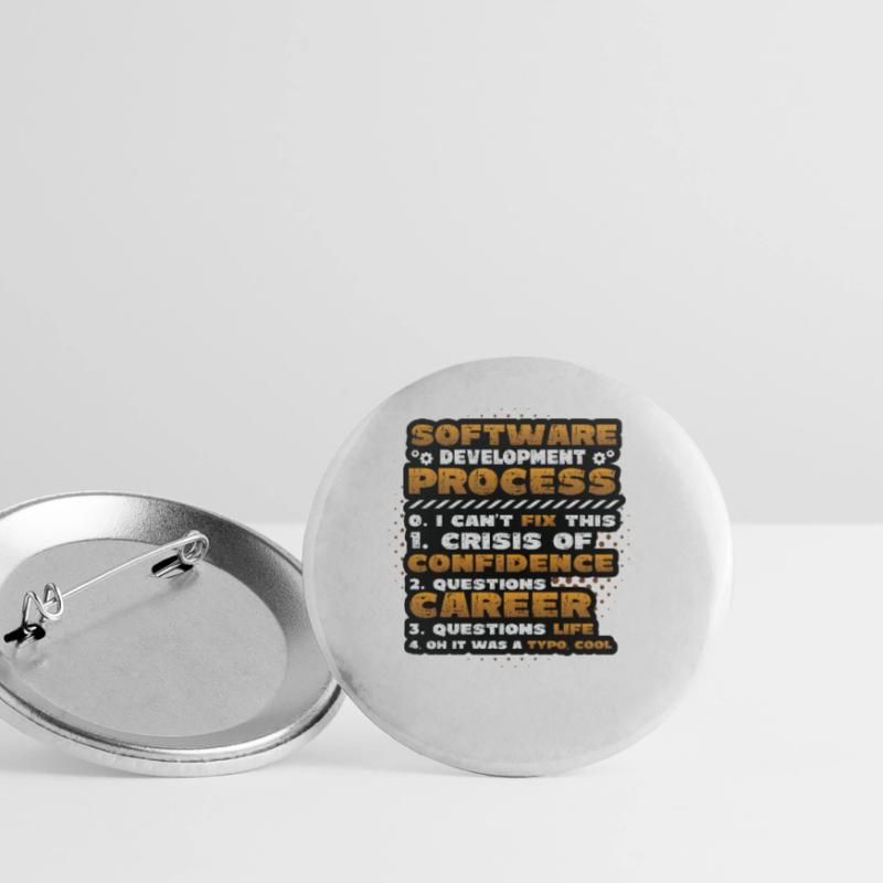 Software Development Process, Programming Buttons large 2.2''/56 mm (5-pack)