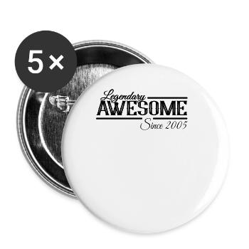 Légendaire Génial Millésime 2005 - Lot de 5 grands badges (56 mm) - blanc - Devant