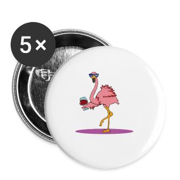 Die Lage ist Besaufniserregend - Buttons groß 56 mm (5er Pack) - Weiß - Vorne