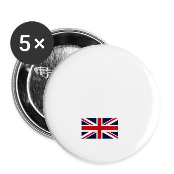 Why Yes, I Do Randomly Use A British Accent 4 - Buttons large 2.2''/56 mm (5-pack) - white - Front