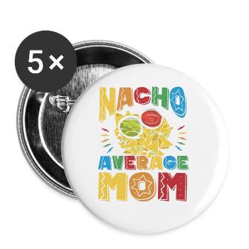 Cinco De Mayo Mexican Party Cinco De Mayo - Buttons large 2.2''/56 mm (5-pack) - white - Front