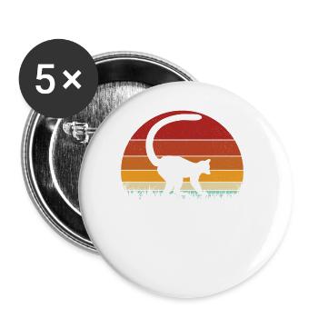 Lemur - Buttons large 2.2''/56 mm (5-pack) - white - Front