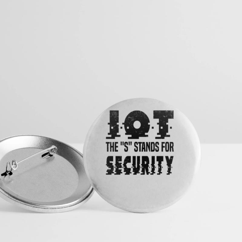 Internet Des Objets IOT Programmeur Admin IT Lot de 5 grands badges (56 mm)