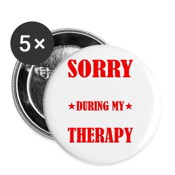 Sorry For What I Said During My Physical Therapy32 - Buttons large 2.2''/56 mm (5-pack) - white - Front