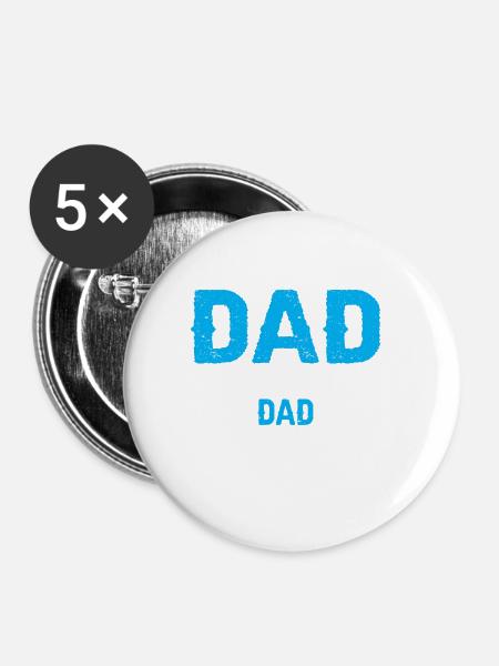 Optiker Geschenk Optometrie - Buttons groß 56 mm (5er Pack) - Weiß