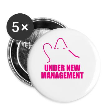 Bachelor party rumbling bachelor party - Buttons large 2.2''/56 mm (5-pack) - white - Front