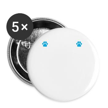 Dog Sitter Gift, Professional Dog Sitter - Buttons large 2.2''/56 mm (5-pack) - white - Front
