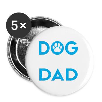 Dog Sitter Gift, Professional Dog Sitter - Buttons large 2.2''/56 mm (5-pack) - white - Front