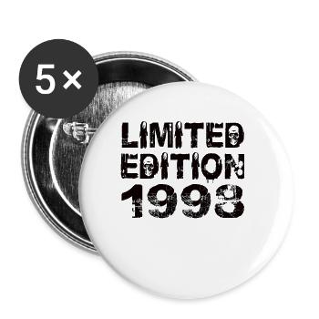 Limited Edition 1998 Birthday 1998 Birthday - Buttons large 2.2''/56 mm (5-pack) - white - Front