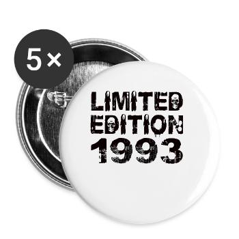 Limited Edition 1993 Birthday 1993 Birthday - Buttons large 2.2''/56 mm (5-pack) - white - Front