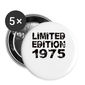 Édition Limitée 1975 Anniversaire 1975 Anniversaire - Lot de 5 grands badges (56 mm) - blanc - Devant