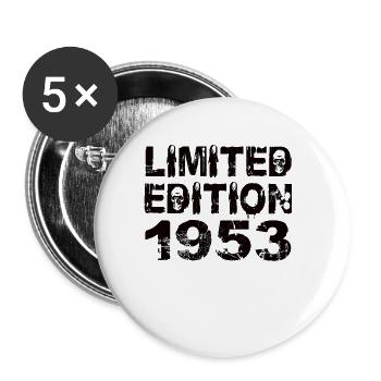 Édition limitée 1953 Anniversaire 1953 Anniversaire - Lot de 5 grands badges (56 mm) - blanc - Devant