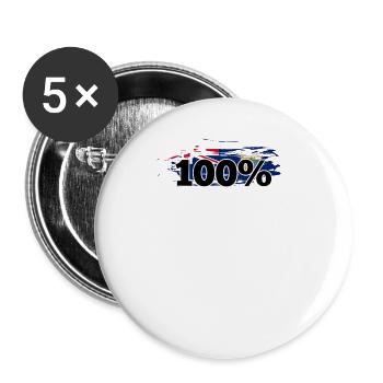 Saint Helena - Buttons large 2.2''/56 mm (5-pack) - white - Front