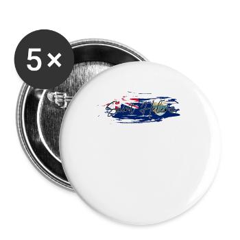 Saint Helena - Buttons large 2.2''/56 mm (5-pack) - white - Front