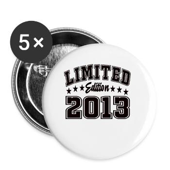 Limited Edition 2013 - Buttons groß 56 mm (5er Pack) - Weiß - Vorne