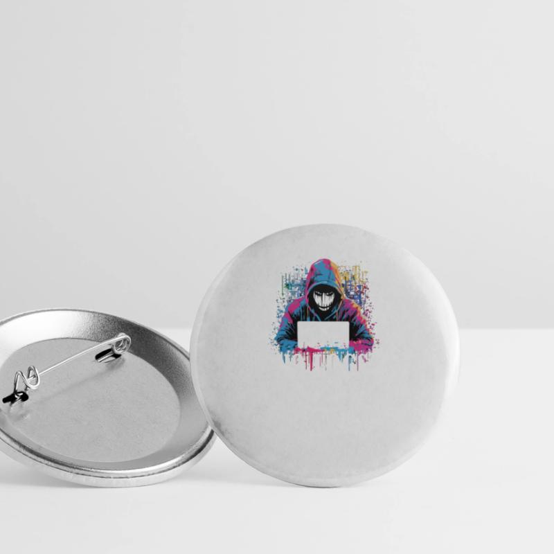 Code du hacker éthique : Pas de journal, pas de Lot de 5 grands badges (56 mm)