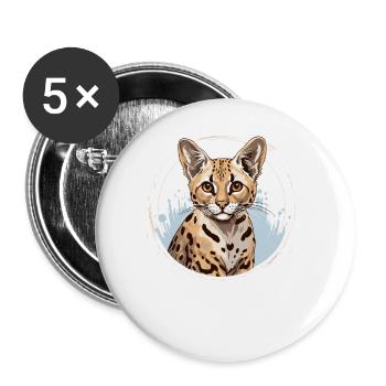 Savannah - Buttons large 2.2''/56 mm (5-pack) - white - Front