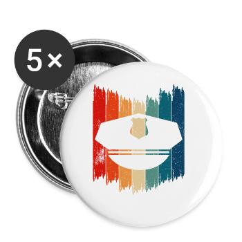 Security Clothing Security Accessories - Buttons large 2.2''/56 mm (5-pack) - white - Front
