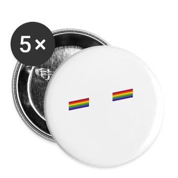 I'm Totally Gay For Chicken Nuggets 2 - Buttons groß 56 mm (5er Pack) - Weiß - Vorne