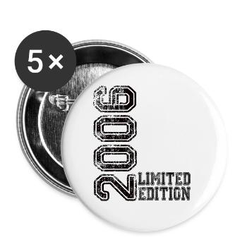 Édition limitée 2006 - Lot de 5 grands badges (56 mm) - blanc - Devant