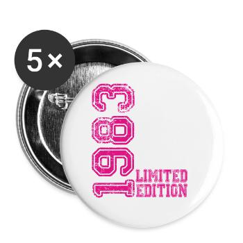 Limited Edition 1983 - Buttons large 2.2''/56 mm (5-pack) - white - Front