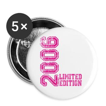 Édition limitée 2006 - Lot de 5 grands badges (56 mm) - blanc - Devant