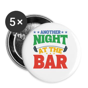 Another Night At The Bar 2 - Buttons groß 56 mm (5er Pack) - Weiß - Vorne