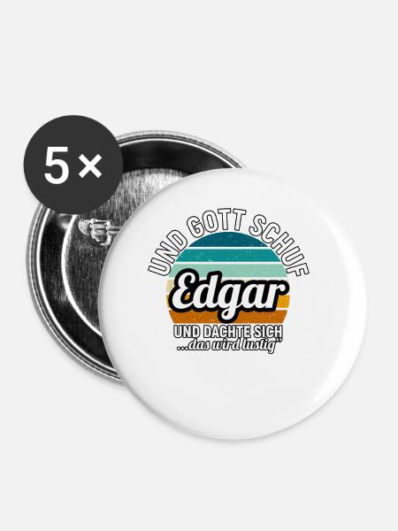 Elias - Buttons groß 56 mm (5er Pack) - Weiß