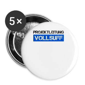 Bière Booze Chemise Femmes Hommes Célébrer Partenaire Look - Lot de 5 grands badges (56 mm) - blanc - Devant