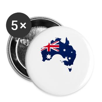 kangaroo - Buttons large 2.2''/56 mm (5-pack) - white - Front