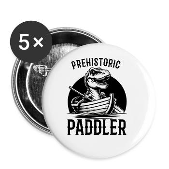 Boating Dad Boat Captain Pontoon Sailor Cruising - Buttons large 2.2''/56 mm (5-pack) - white - Front