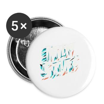 I Film Stuff 14 - Buttons large 2.2''/56 mm (5-pack) - white - Front