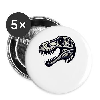 Fossil Hunter, Fossil Hunter, Paleontologist - Buttons large 2.2''/56 mm (5-pack) - white - Front