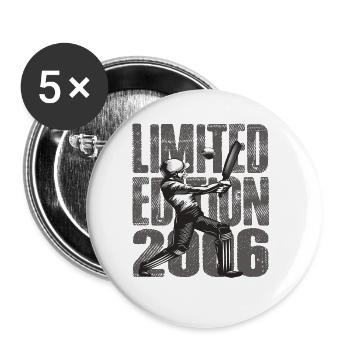 Édition limitée 2006 Édition limitée Cricket - Lot de 5 grands badges (56 mm) - blanc - Devant