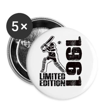 Édition limitée 1961 Édition limitée Cricket - Lot de 5 grands badges (56 mm) - blanc - Devant