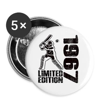 Limited Edition 1967 Limited Edition Cricket - Buttons large 2.2''/56 mm (5-pack) - white - Front