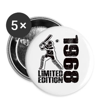 Limited Edition 1968 Limited Edition Cricket - Buttons large 2.2''/56 mm (5-pack) - white - Front