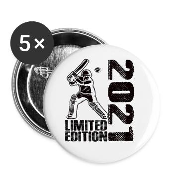 Limited Edition 2021 Limited Edition Cricket - Buttons large 2.2''/56 mm (5-pack) - white - Front