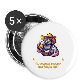 Le moche se marie enterrement de vie de garçon enterrement de vie de garçon - Lot de 5 grands badges (56 mm) - blanc - Devant