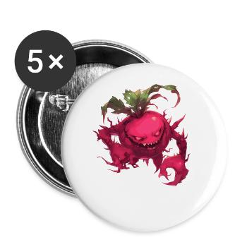 Halloween Beetroot Tote Beetroot Tote Beetroot - Buttons large 2.2''/56 mm (5-pack) - white - Front