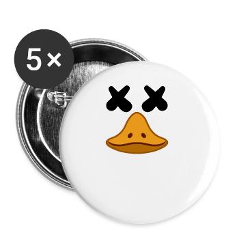 X Eyes Goose Hunting Season Goose Hunter - Buttons groß 56 mm (5er Pack) - Weiß - Vorne