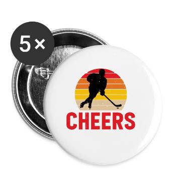 I'm So Good Your Mom Cheers For Me 6 - Buttons groß 56 mm (5er Pack) - Weiß - Vorne