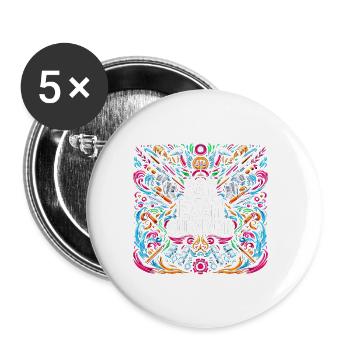 Bar Exam Survivor 19 - Buttons groß 56 mm (5er Pack) - Weiß - Vorne