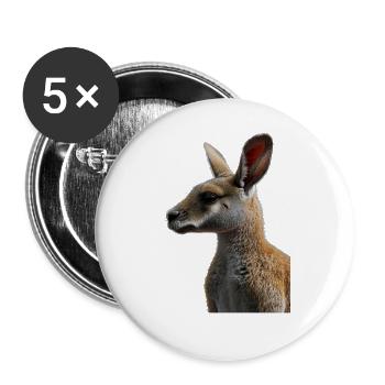 Wallaby - Buttons large 2.2''/56 mm (5-pack) - white - Front